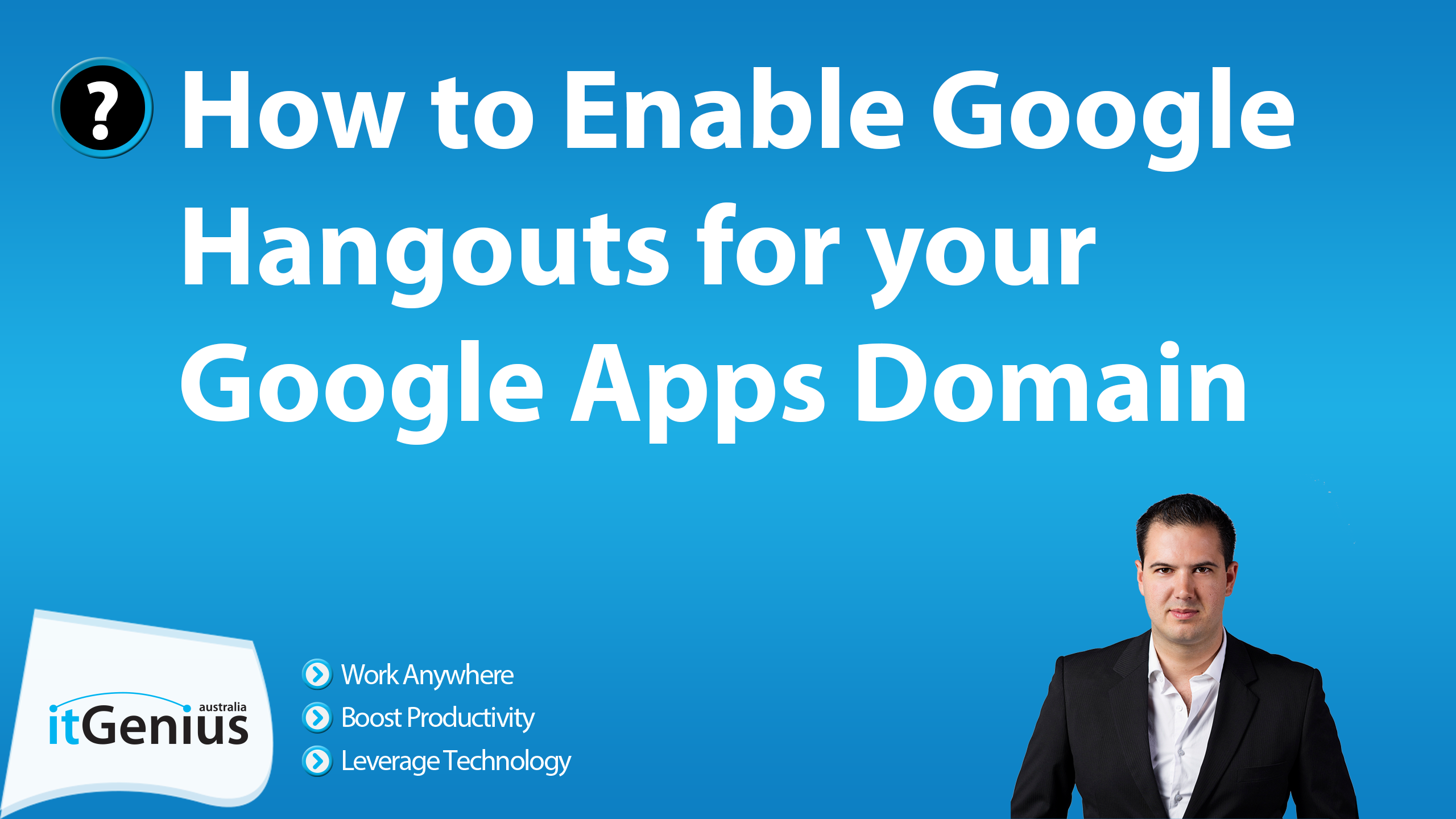 How to Enable Google Hangouts for your G Suite(Google Apps) Domain