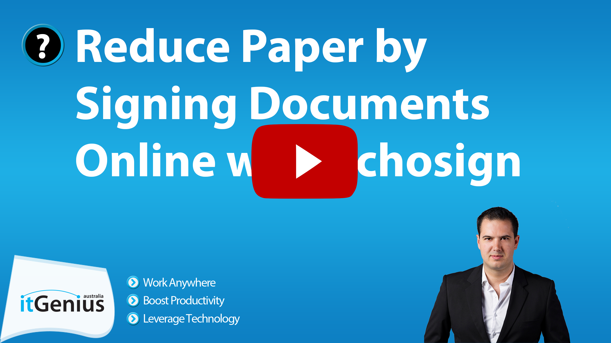 Reduce Paper by Signing Documents Online with Echosign