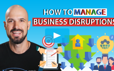 How do businesses manage disruptions and commodification?