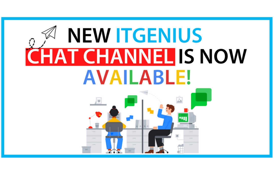 New itGenius Chat Channel is now available!