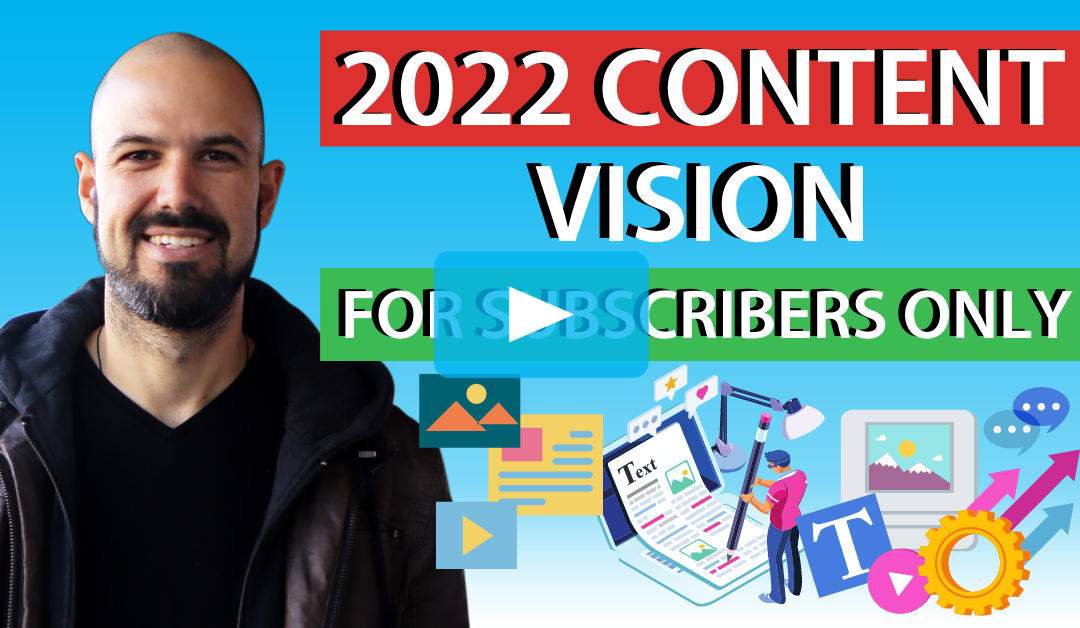 2022 Content Vision | Google Workspace Experts