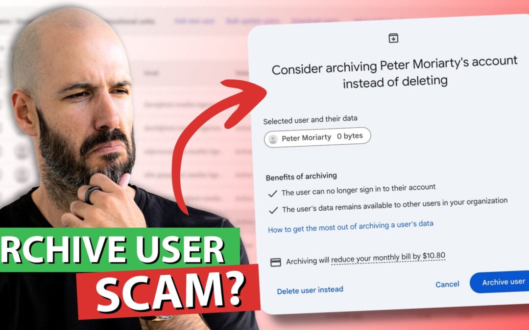 Why Google Workspace Archive User Licenses Are a Scam (And How to Save Money)